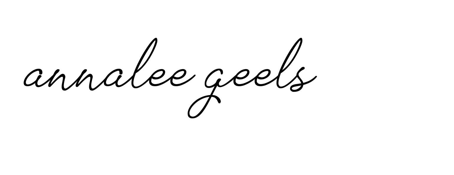 Signature of annalee-geels