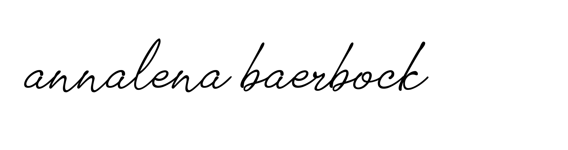 Signature of annalena-baerbock