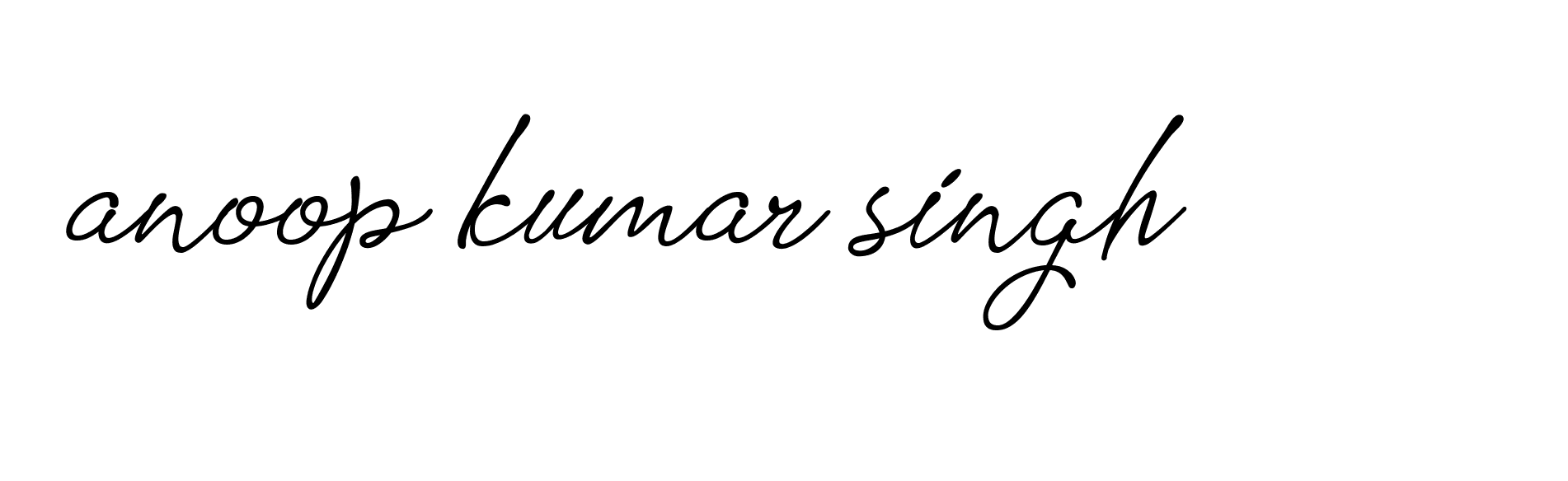 Signature of anoop-kumar-singh