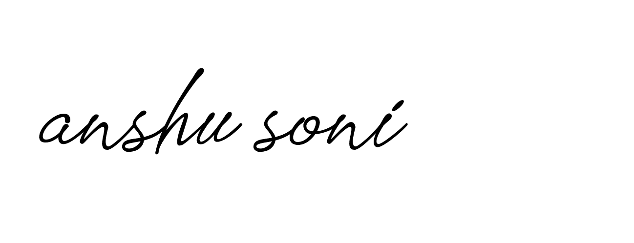 Signature of anshu-soni