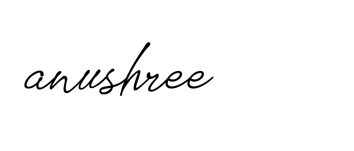 Signature of anushree