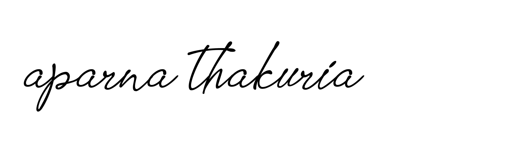 Signature of aparna-thakuria-