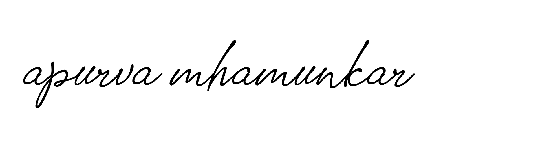 Signature of apurva-mhamunkar