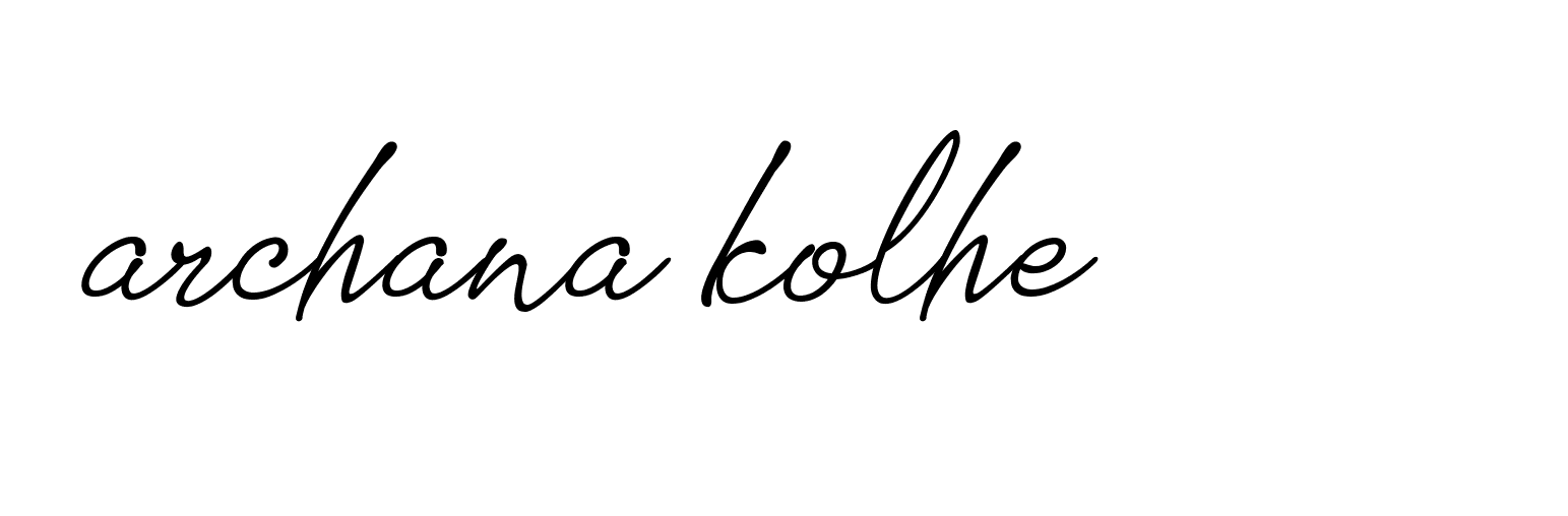 Signature of archana-kolhe