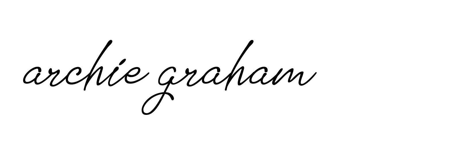 Signature of archie-graham