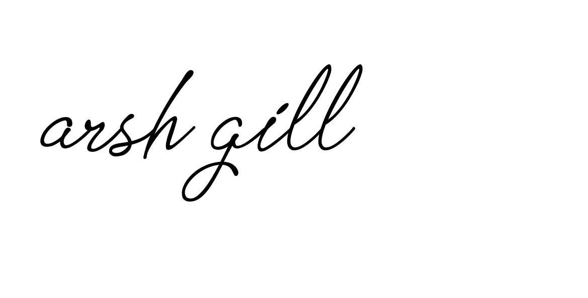 Signature of arsh-gill