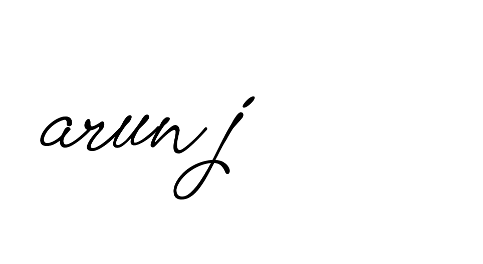 Signature of arun-j