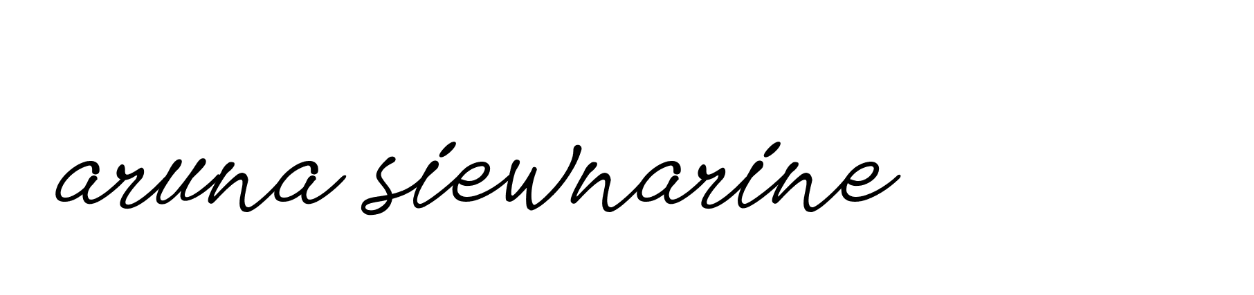 Signature of aruna-siewnarine-