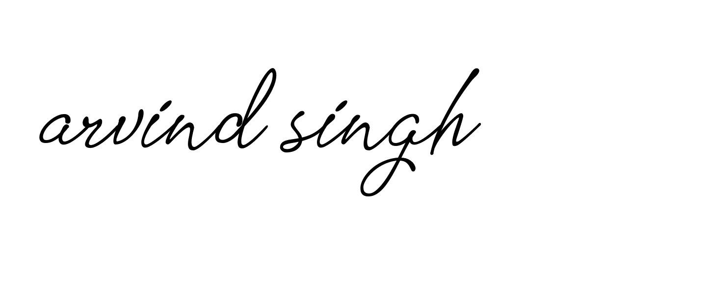 Signature of arvind-singh