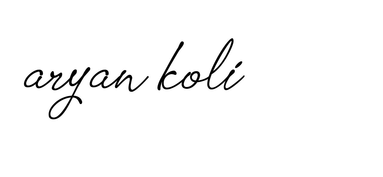 Signature of aryan-koli