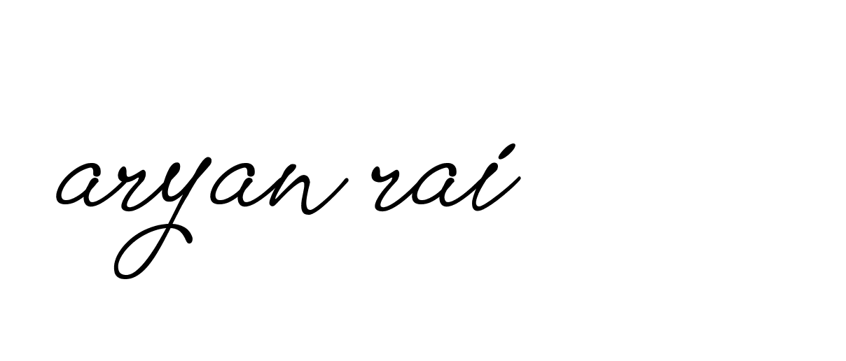 Signature of aryan-rai