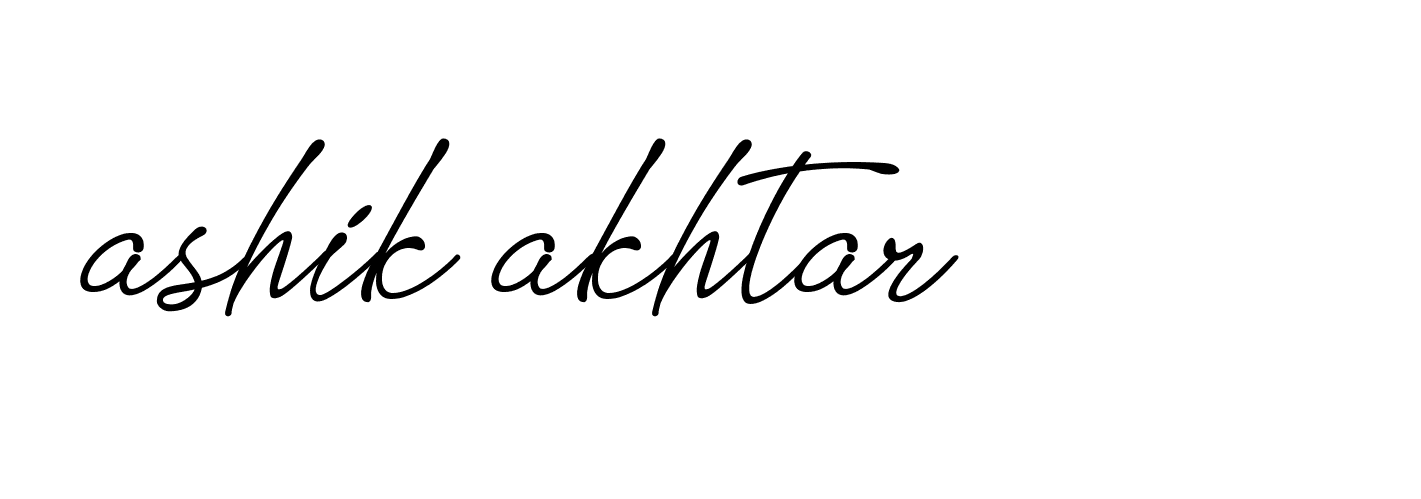 Signature of ashik-akhtar