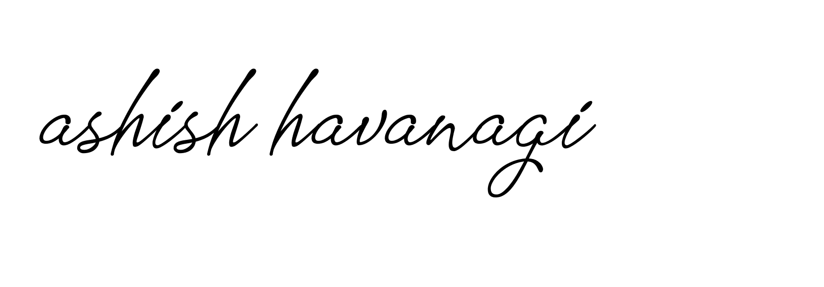 Signature of ashish-havanagi