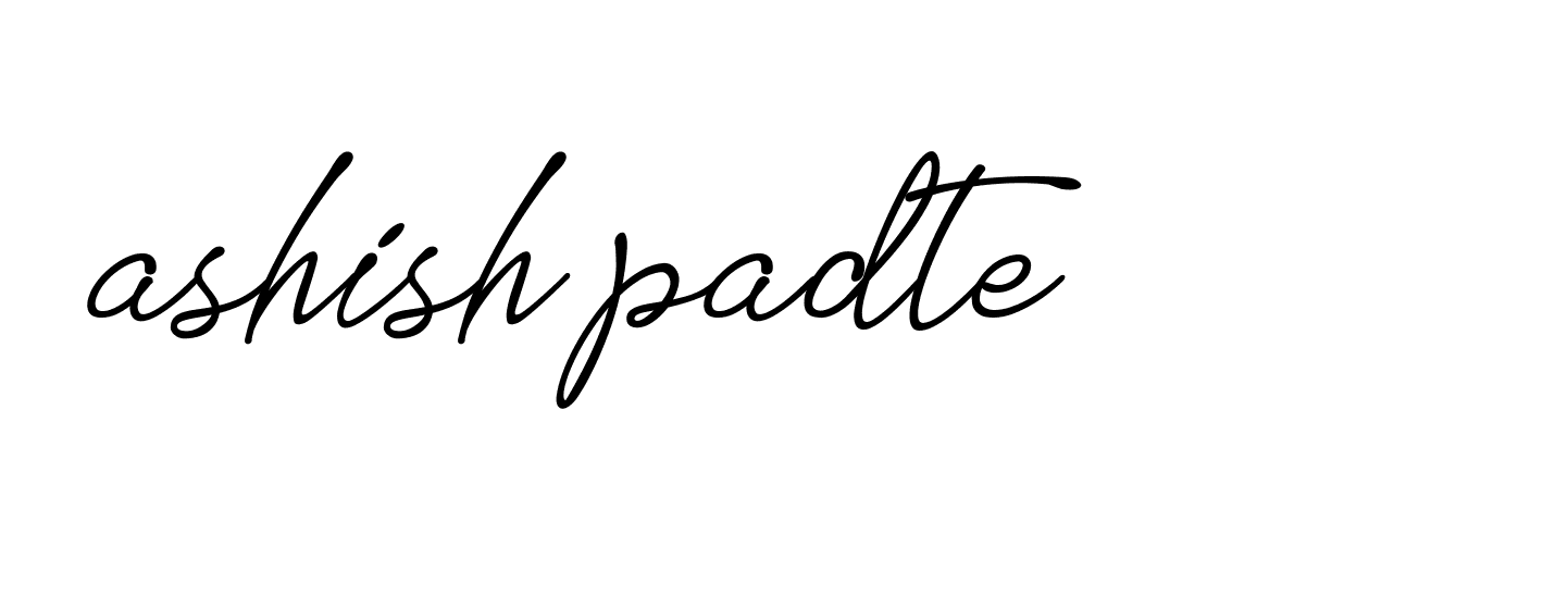 Signature of ashish-padte