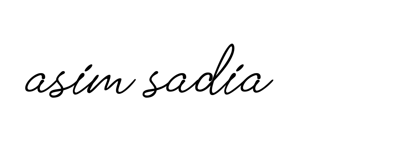 Signature of asim-sadia