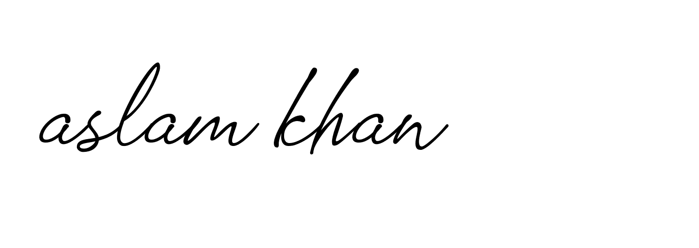 Signature of aslam-khan-