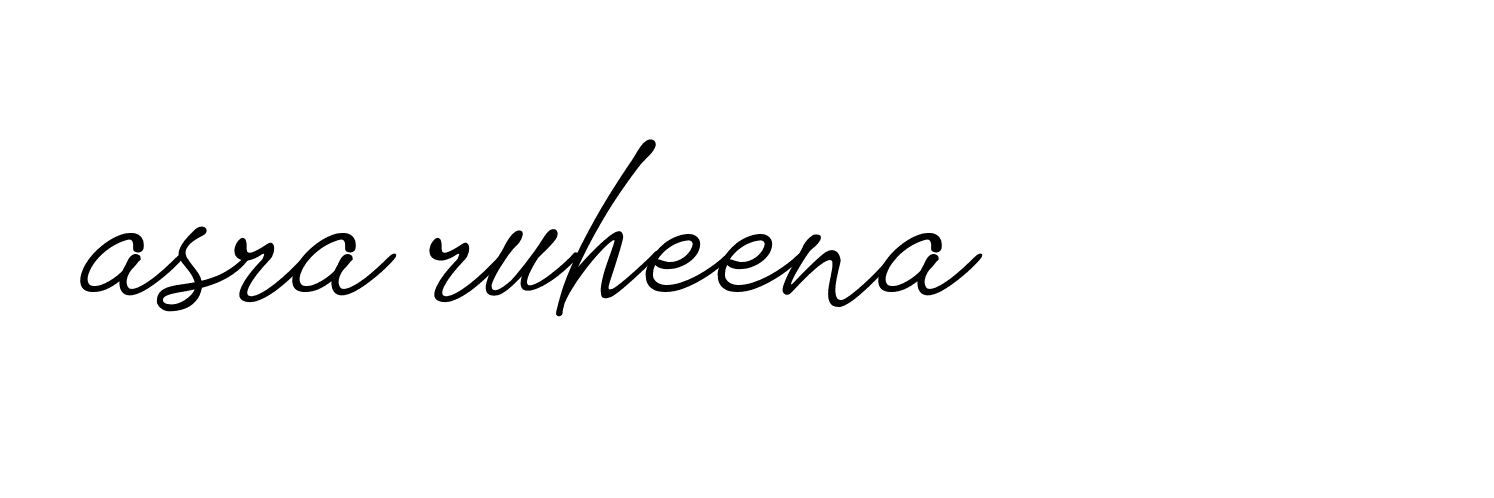 Signature of asra-ruheena-