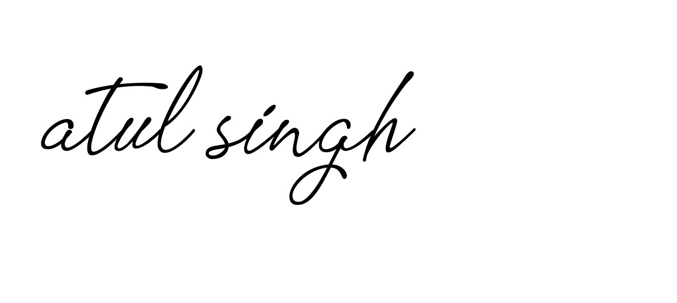 Signature of atul-singh-