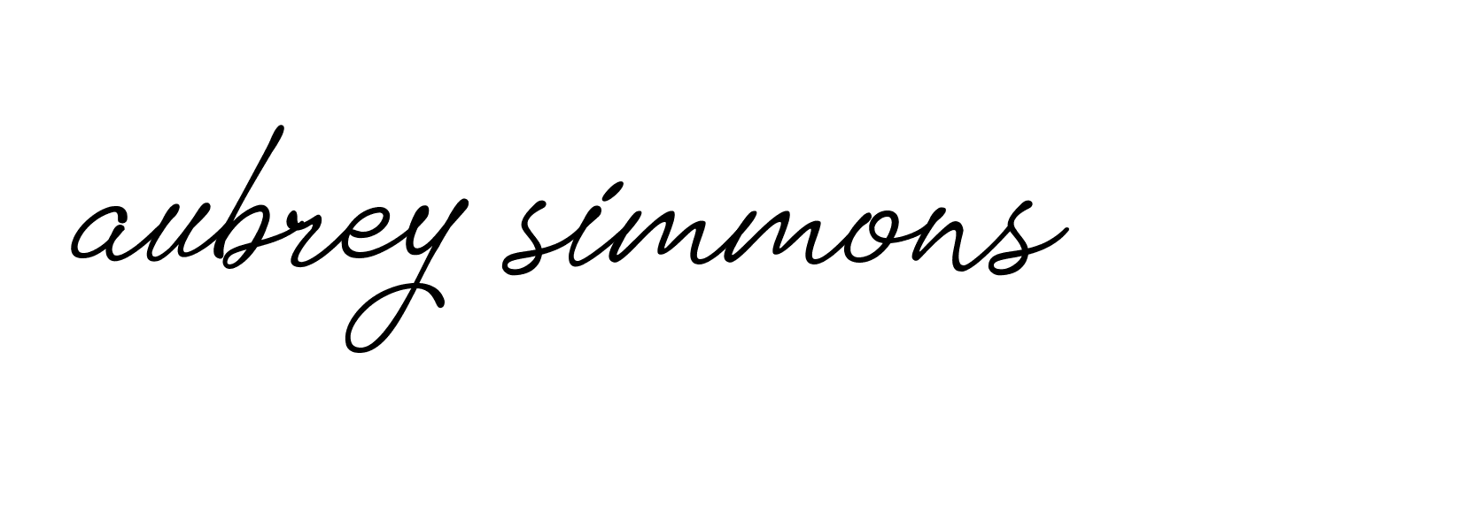 Signature of aubrey-simmons