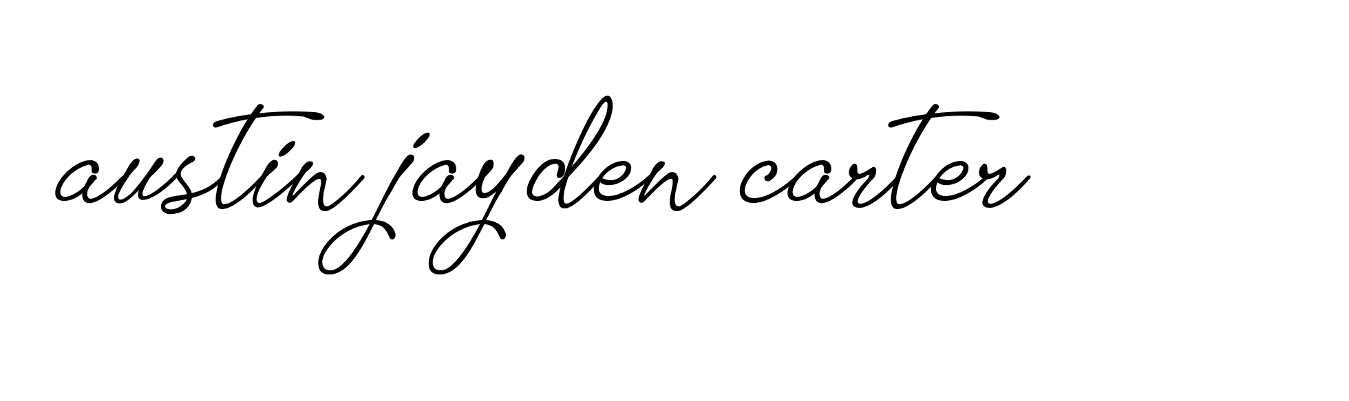 Signature of austin-jayden-carter