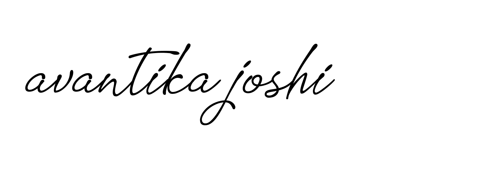 Signature of avantika-joshi