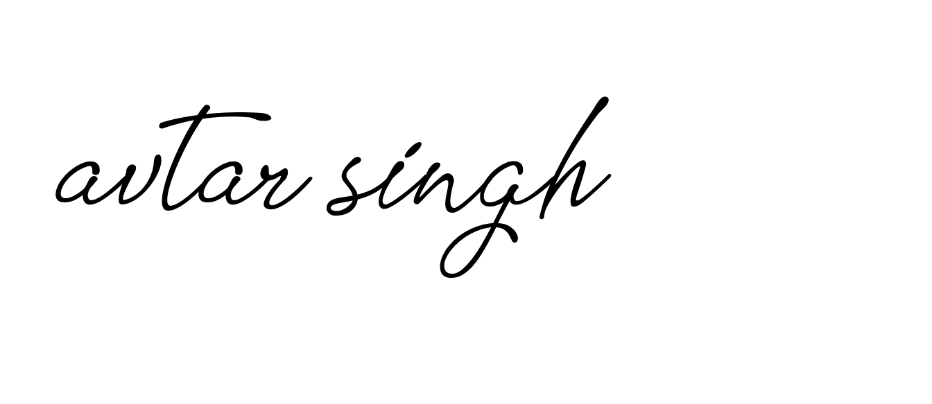 Signature of avtar-singh