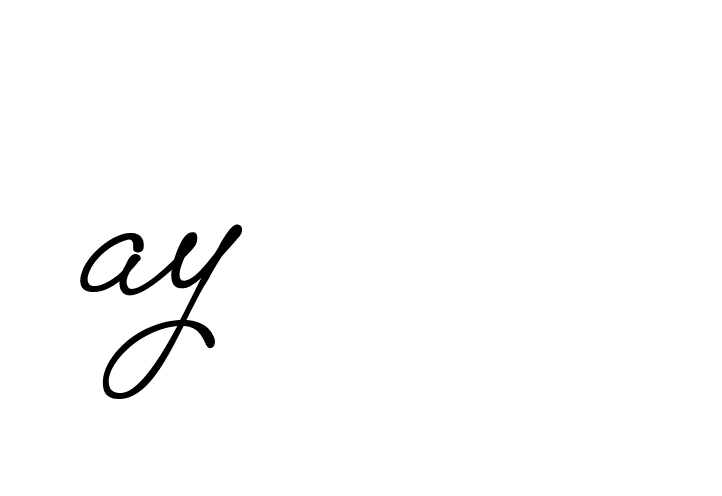 Signature of ay