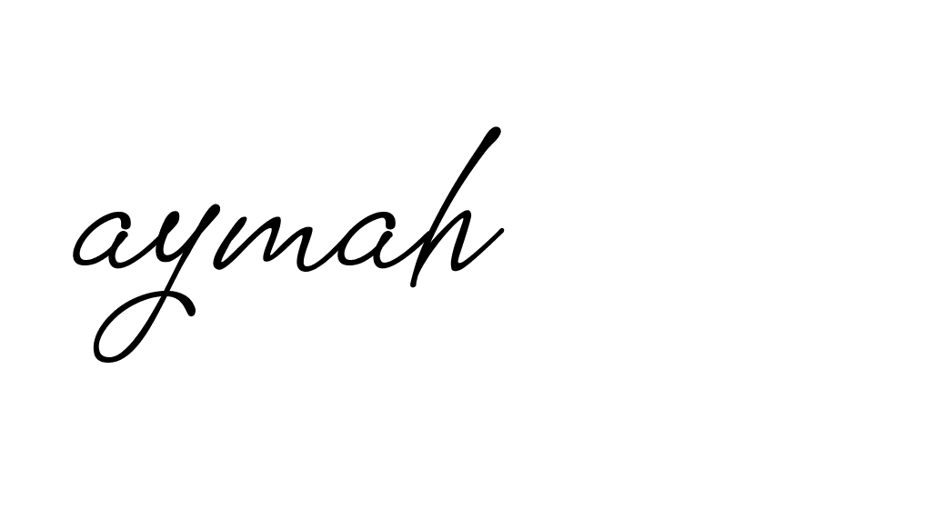 Signature of aymah