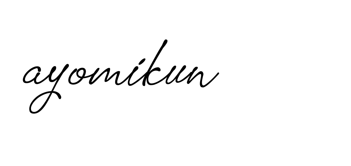 Signature of ayomikun