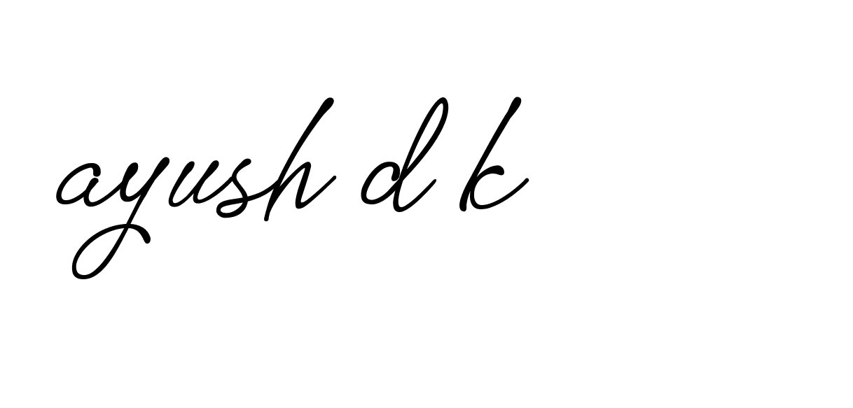 Signature of ayush-d-k