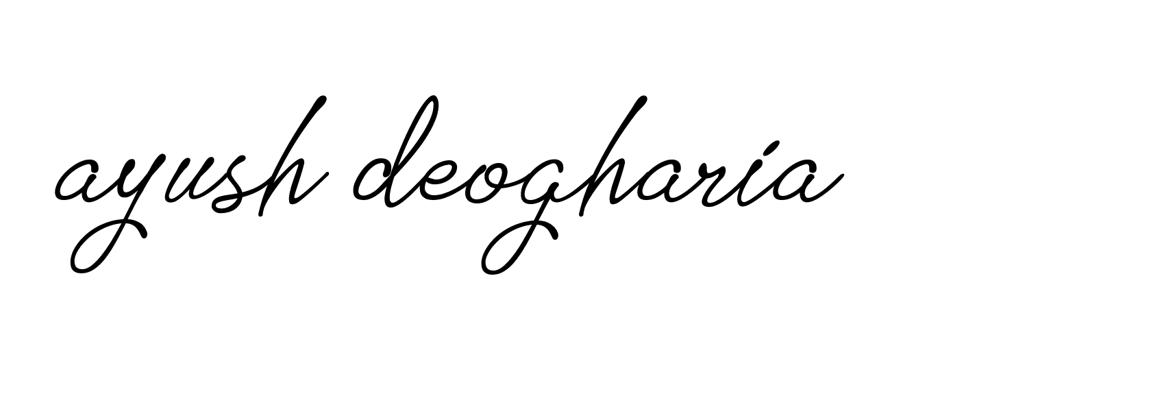 Signature of ayush-deogharia