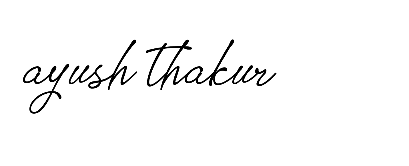 Signature of ayush-thakur