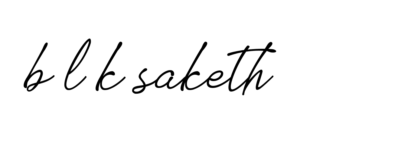 Signature of b-l-k-saketh