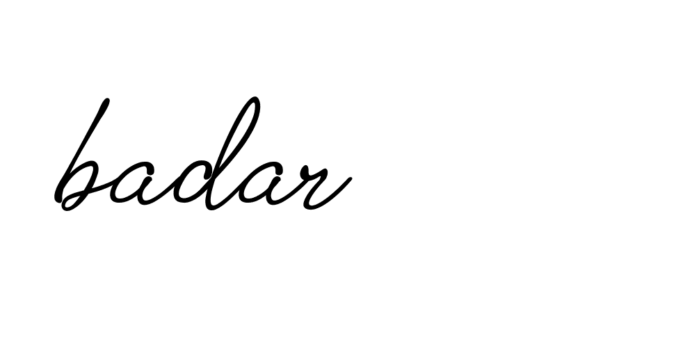 Signature of badar