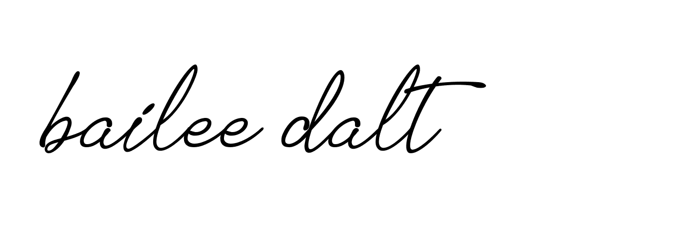 Signature of bailee-dalt