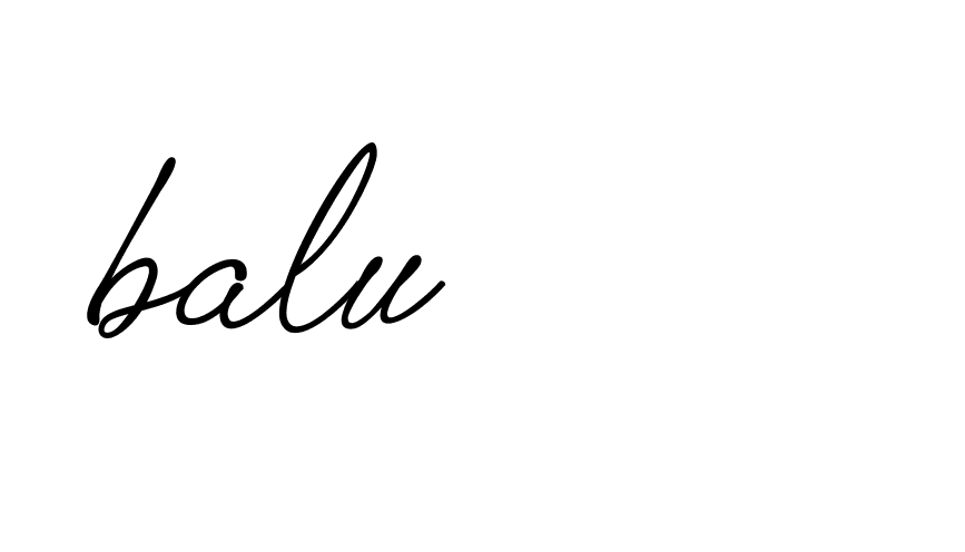 Signature of balu