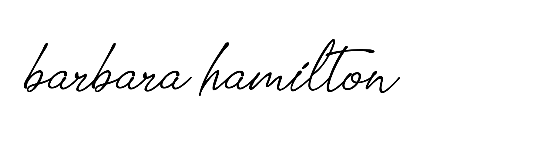 Signature of barbara-hamilton