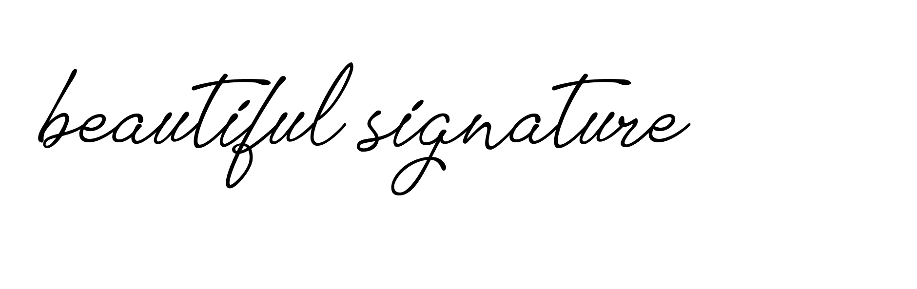 Signature of beautiful-signature