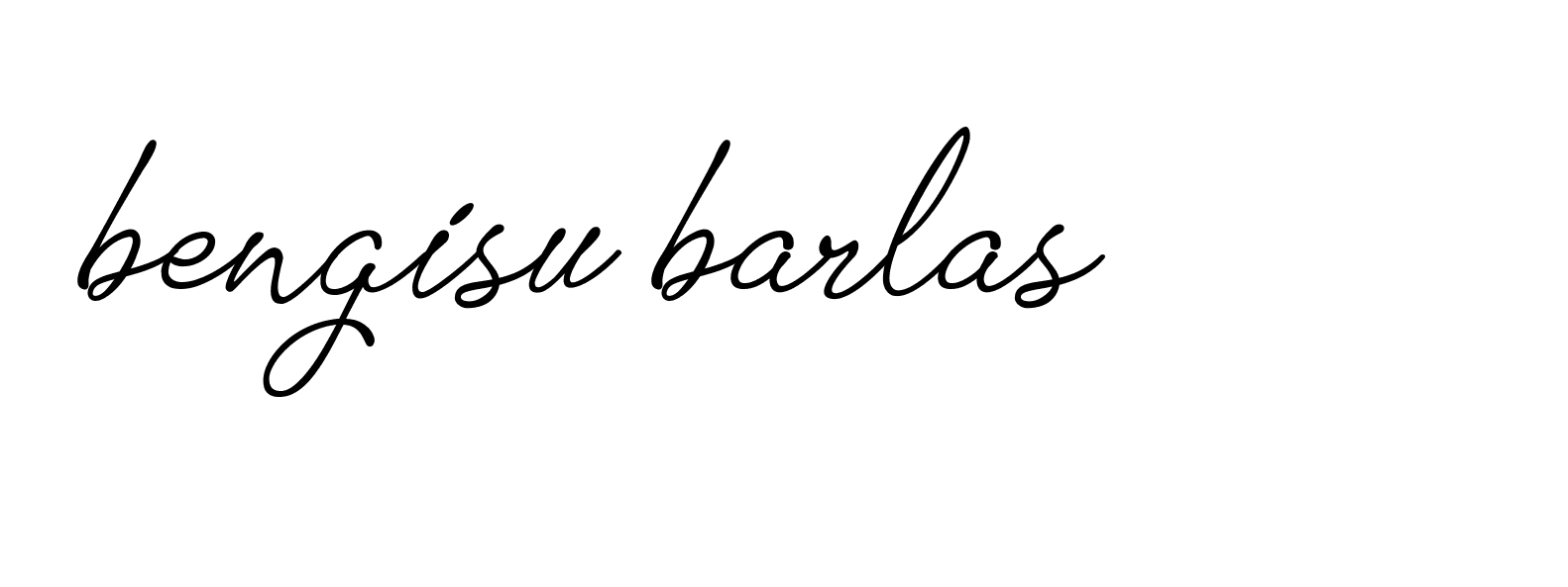 Signature of bengisu-barlas