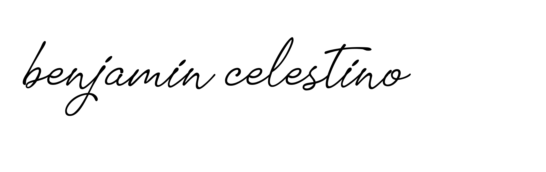 Signature of benjamin-celestino