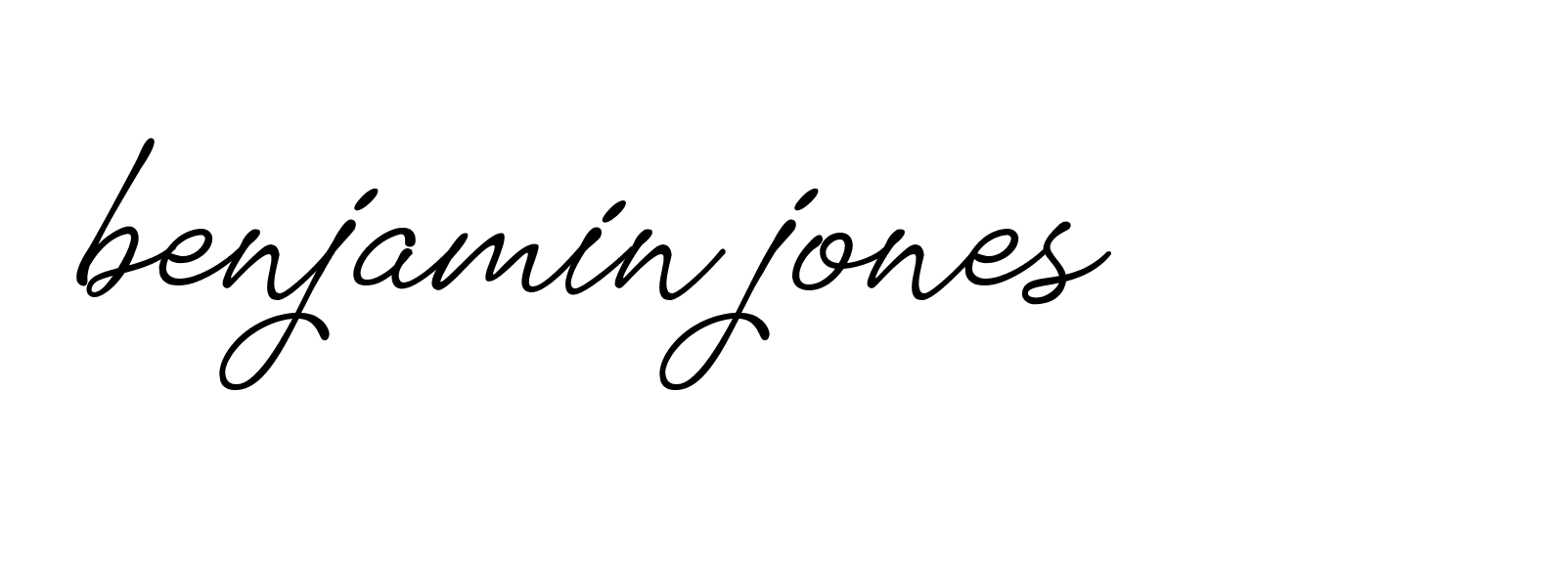 Signature of benjamin-jones