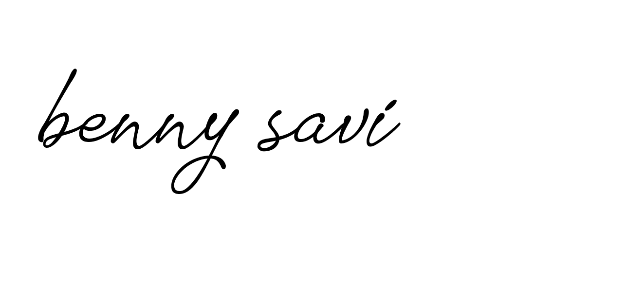 Signature of benny-savi