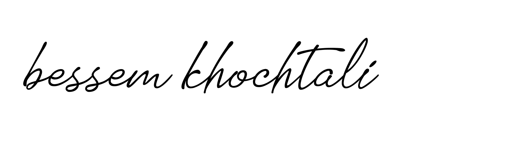 Signature of bessem-khochtali