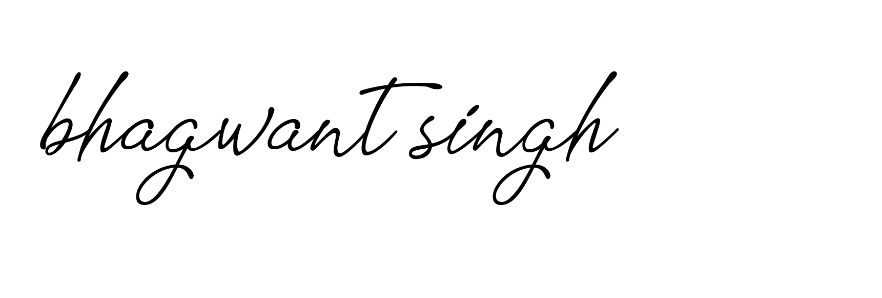 Signature of bhagwant-singh-