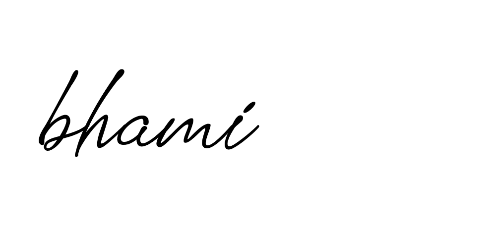 Signature of bhami