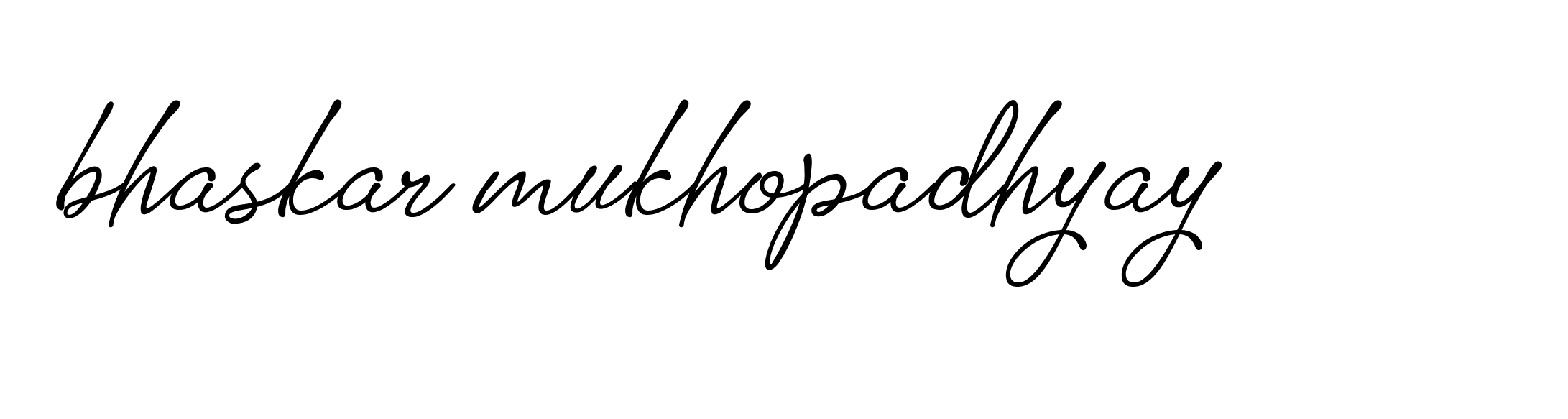 Signature of bhaskar-mukhopadhyay