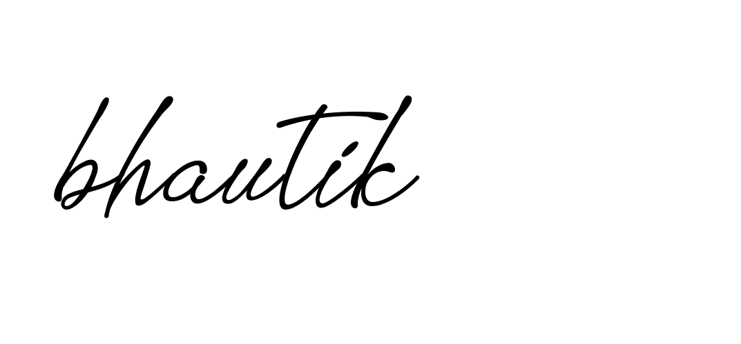 Signature of bhautik