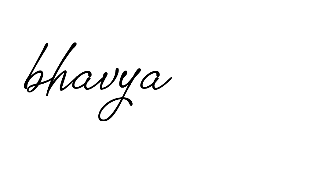 Signature of bhavya-