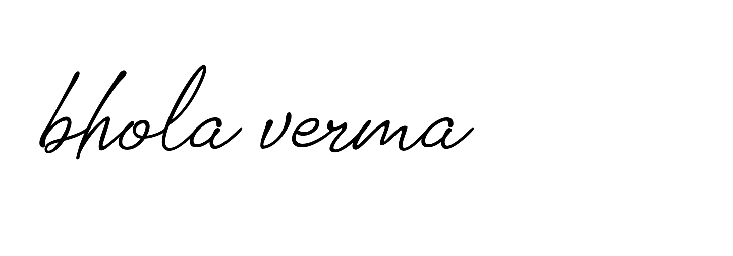 Signature of bhola-verma-