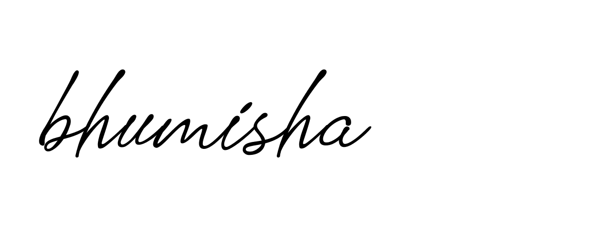 Signature of bhumisha